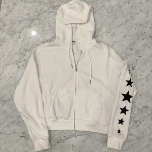 Garage Zip-up Starred Hoodie - Size M